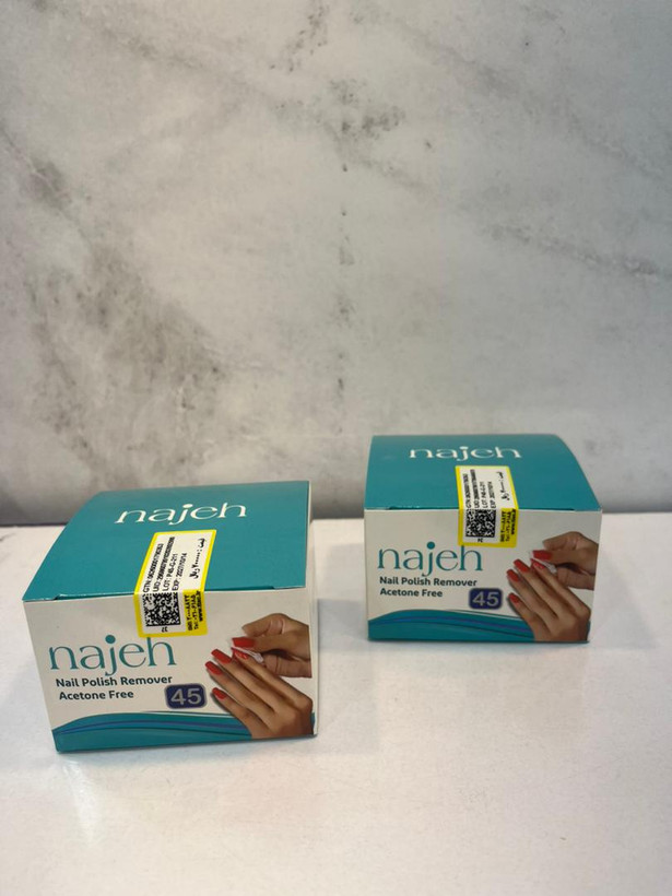 پد لاک پاک کن کاسه ای 45 عددی ناژه