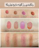 رنگبندی رژگونه مایع نوتریکا